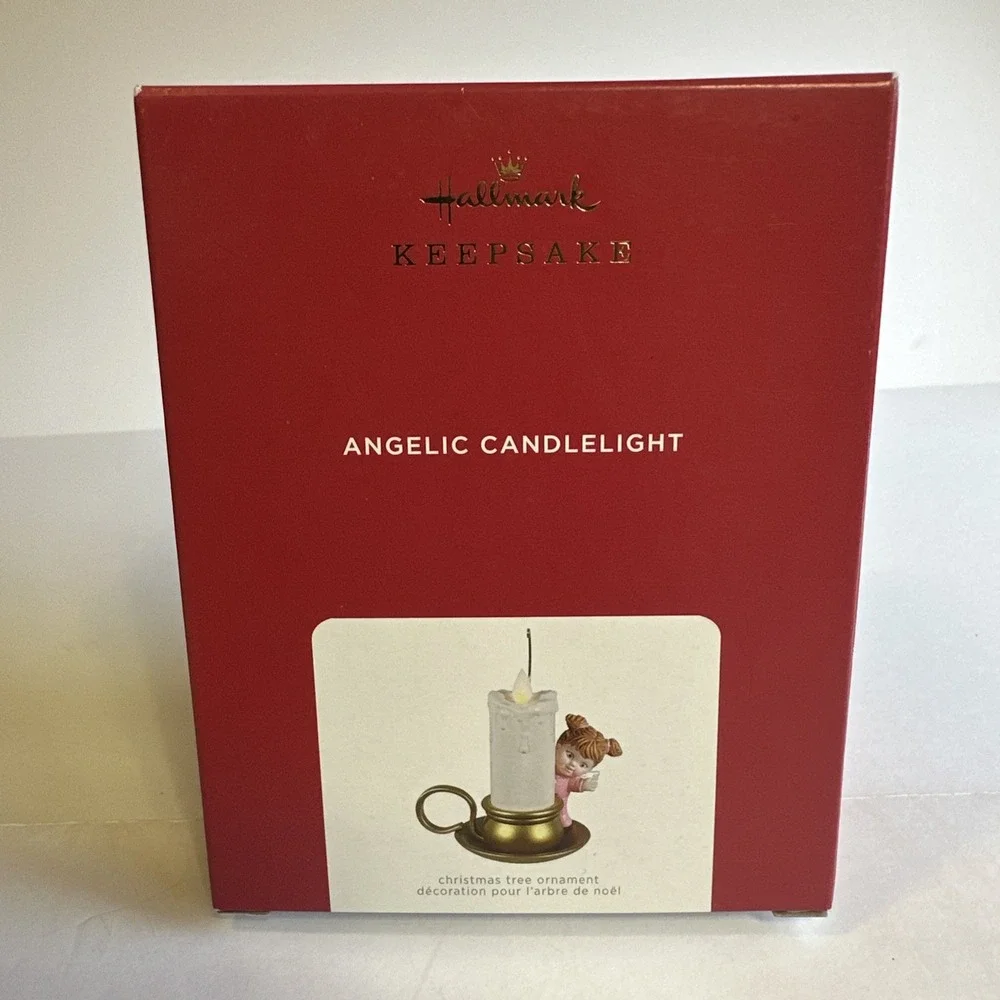 2021 Hallmark Angelic Candlelight Christmas Ornament New